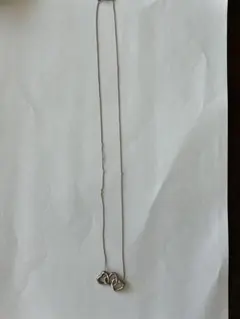 ティファニーシルバー925 2連ハートネックレス