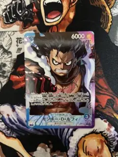 ワンピカード 青紫 モンキー・D・ルフィ　リーダーパラレル