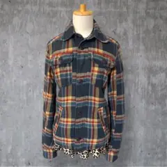 Abercrom bie チェック柄シャツジャケット グランジ Y2K