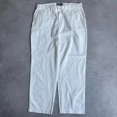 ITALY製 ラルフローレン リネンパンツ ホワイト 2タック W36 - メルカリ