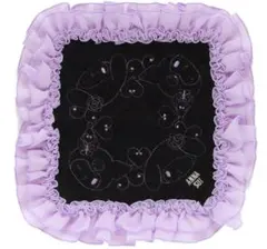 ANNA SUI ハンカチ フリル付き ブラック パープルのサムネイル