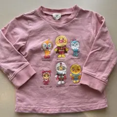 アンパンマンキャラクターTシャツ 95サイズ ピンク