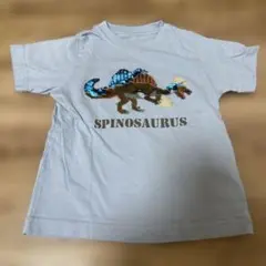 キッズ 半袖Tシャツ 110 スピノサウルス スパンコール