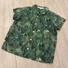 ships シャツ　サファリ　リバティ　80サイズ