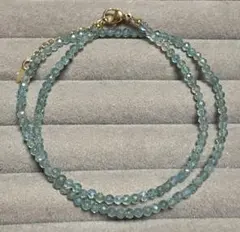 ブルーアパタイト　高品質　ネックレス 全長４２cm