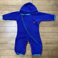 ノースフェイス ジャンプスーツ ロンパース カバーオール フリーサイズ ロゴ刺繍