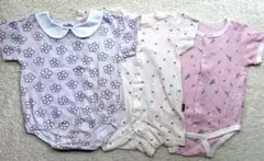 女の子夏用ロンパース70cm