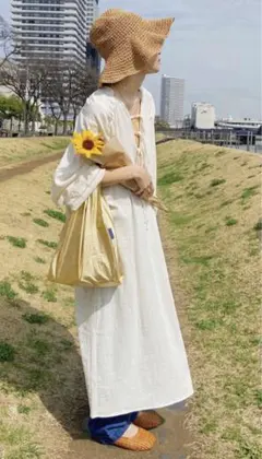 Ungrid ギャザーデザインワンピース