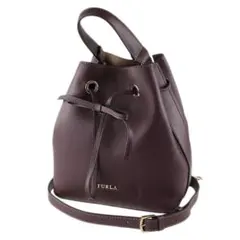 【値下げしました‼︎即購入OK‼︎】フルラハンドバックショルダーバッグ(ブラウン)