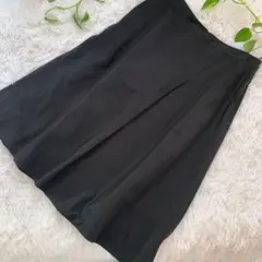 新品タグ付】スウィンスウィング デニム 風 麻シルク スカート 42