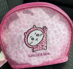 ちいかわ ドンキコラボ ちいかわ シェル型メッシュポーチ ハチワレ