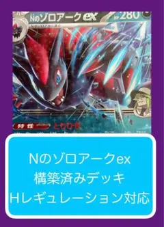 ☆本格構築☆Nのゾロアークexデッキ【構築済みデッキ】 - メルカリ