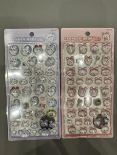 ちいかわ第2弾2枚セット　ボンボンドロップシール