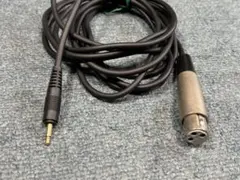 変換オーディオケーブルXLRメス - 3.5mmオス