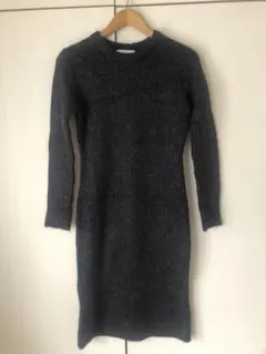 SLY ニットワンピース ダークグレー