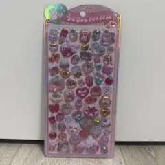 うるちゅるポップシール　ピンク　スイーツ
