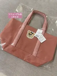 オールドテディガール ワッペントートバッグ（L） ラブラリーバイ