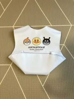 [신품/미사용] 호빵맨 식사 앞치마 실리콘 블루