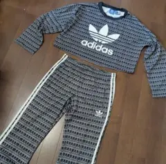 レア品　セットアップ　adidas スポーツウェア　ヨガウェア　レディース　M