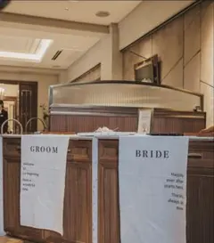 【結婚式】受付タペストリー