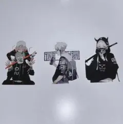 さくしゃ2　ステッカー　3枚セット