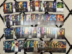 ピッコロsr　四星龍sr　フリーザsr　神龍への願い　緑　赤　青　黒　黄色
