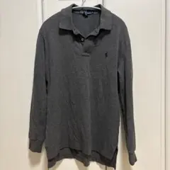 【激レア】ポロバイラルフローレン　ポロシャツ　グレー　チャコール