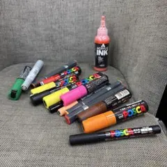 18uni POSCA ポスカ マーカーセット まとめ売りのサムネイル