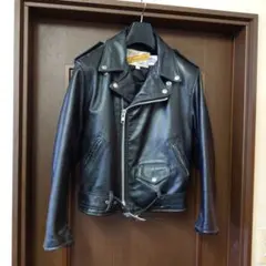 【古着】Schott ダブルライダースジャケット バイカータグ後期