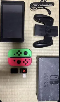 Nintendo Switch 本体 マインクラフト攻略本付き ジャンク - メルカリ
