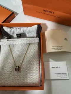 新品同然！ HERMES エルメス ネックレス シャルニエールPM 34 - メルカリ