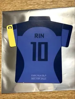 107 非売品　ブルーロック展　入場 特典　ユニフォーム型ステッカー　糸師凛