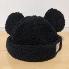東京ディズニーリゾート ファンキャップ　ボアキャップ黒
