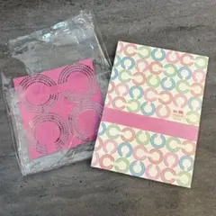 【未使用】COACH カラフル ノート