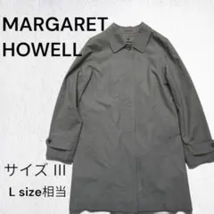 MARGARET HOWELL コットンリネン ステンカラーコート ジャケット 