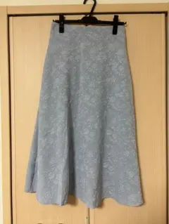 SHEIN DAZY ジャガードプリント ロングスカート