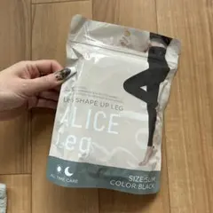 ALICE Leg 着圧レギンス スリム ブラック