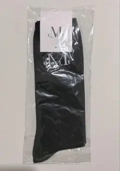 新品未開封 MUCENT ムセント ブラック 黒 ソックス 靴下 25cm