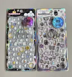 【2枚セット】プチドロ シマエナガ＆しろくろ