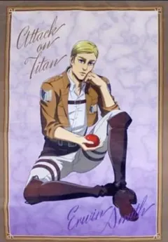 進撃の巨人 くじメイト A賞 特大タペストリー　エルヴィン