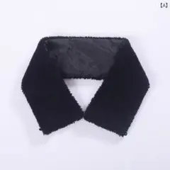 つけ襟 フェイクファー 取り外し可能 シャツ ジャケット アウター レディース