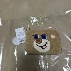 【新品未使用タグ付き】　ドアップテディガール　L字ポーチ