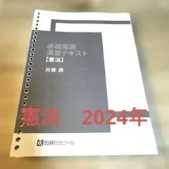 2025年最新】加藤ゼミナール 基礎問題演習 憲法の人気アイテム - メルカリ