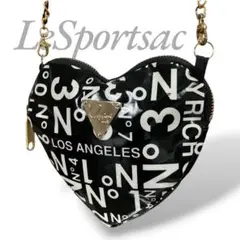 レスポートサック ジョイリッチ コラボ ショルダーバッグ ブラック ハート