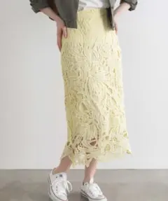 fifth レースタイトロングスカート