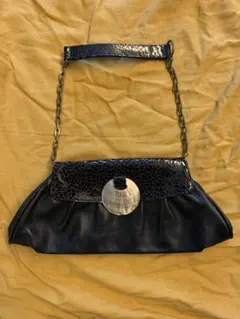 GALLARDAGALANTE 本革ショルダーバッグ　レザー黒のサムネイル