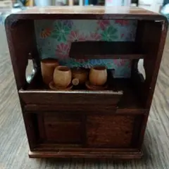 木製ミニチュア茶器セット