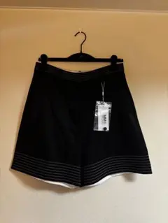 MM6 モヘアチェックショートパンツ ブルー - メルカリ