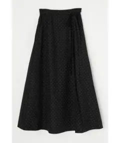 【美品】※最終値下げ MOUSSY マウジー フレアスカート ドット ブラック