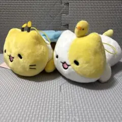 にゃんにゃんにゃんこ エビフライ ハンバーグ リバーシブル ぬいぐるみ